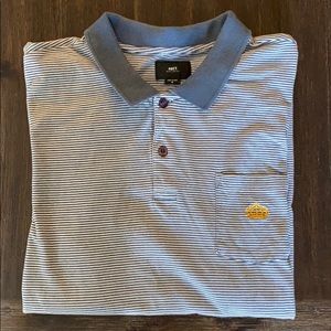 Obey Collared Striped Polo Shirt